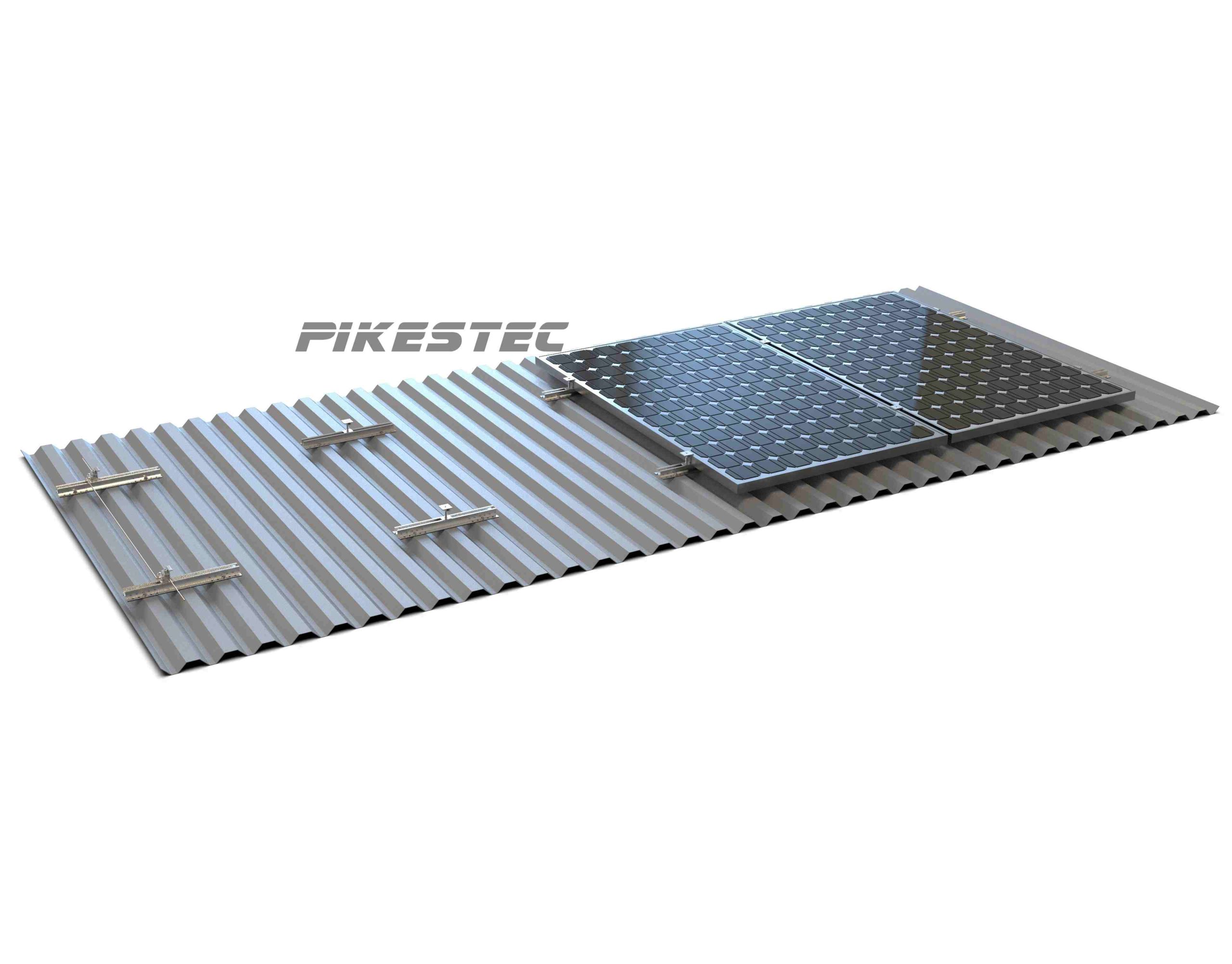 Eficiência na montagem de painéis solares em telhados metálicos - As  melhores soluções de montagem da sua classe, Pikestec-Energy Constantly  Striving Towards A Sustainable Future., image size:2560x2003